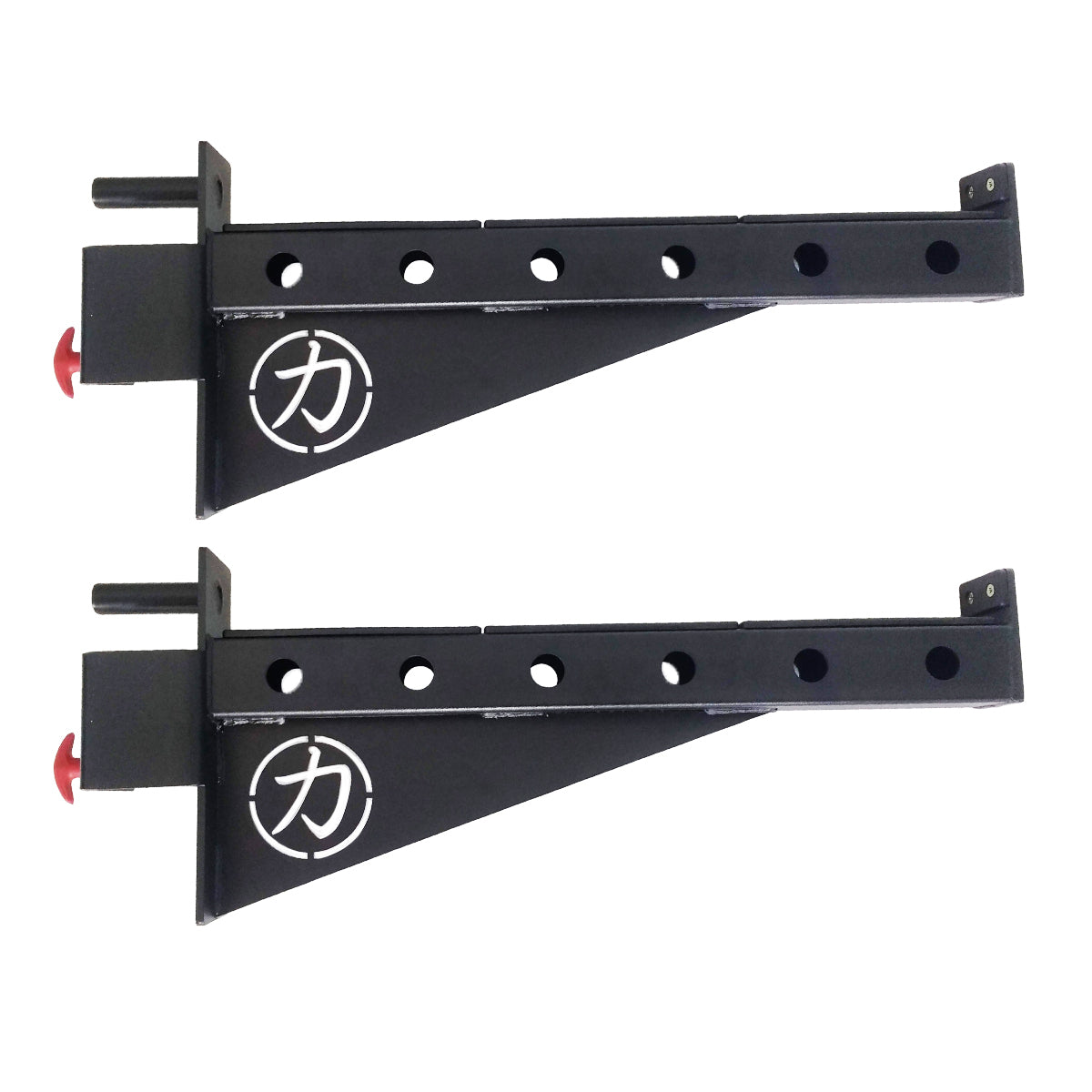 Heavy Duty Safeties, With Front Pin - 1 Pair (60MM) - Strength Shop