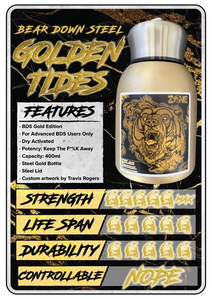Z☠️NE Bear Down Steel Golden Tides - Dry Athletic Salt - Strength Shop