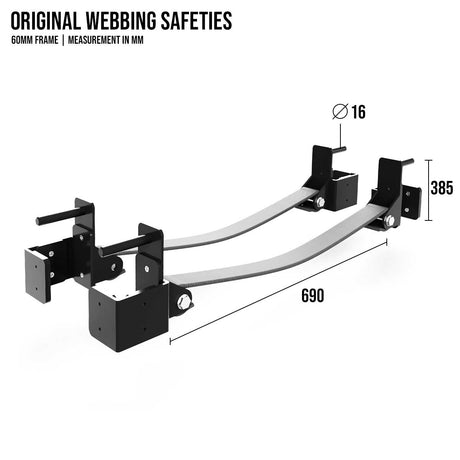 Original MRR | Webbing Safety – 690, Pair - Strength Shop