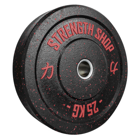 B-WARE Crumb Bumper Plates w/ Colour Coded Dots, 5kg-25kg or 150kg Set - Strength Shop