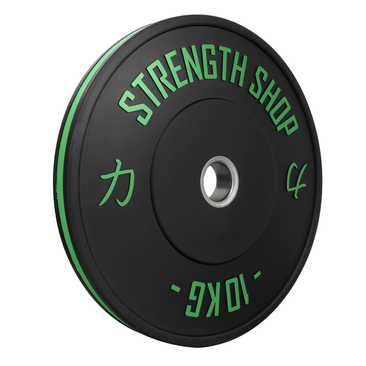 B-WARE Rubber Bumper Plates w/ Colour Coded Stripe, 5kg-25kg or 150kg Set - Strength Shop