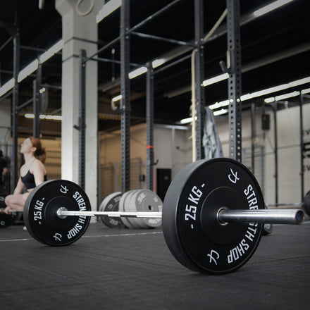B-WARE Riot Bumper Plates 2.0 – Black, 25kg - Strength Shop
