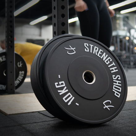 B-WARE Riot Bumper Plates 2.0 – Black, 25kg - Strength Shop