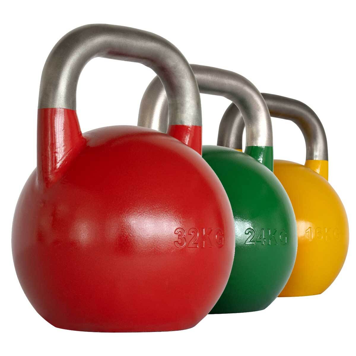 Stainless Steel Competition Kettlebells - 4-36KG - Strength Shop