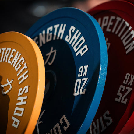 Strength Shop Calibrated Plates Sets 157.5kg, 159kg or 459kg - IPF Approved - Strength Shop