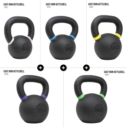 Strength Shop Kettlebell-Sets aus Gusseisen