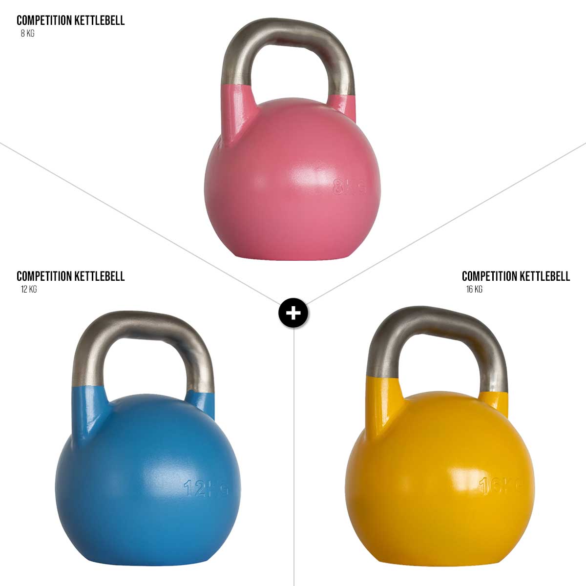 Stainless Steel Competition Kettlebell Sets