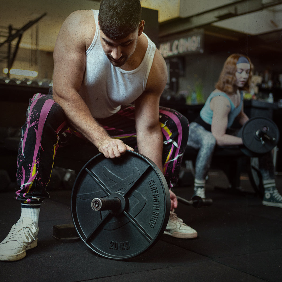 B-WARE Deep Dish Cast Iron Plates, 1.25kg-20kg - Strength Shop