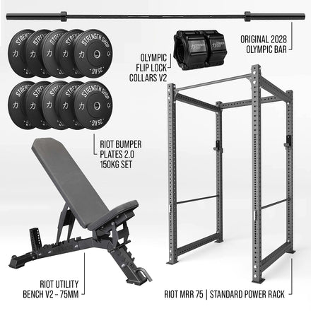 Heavy Duty Home Gym Bundle - Strength Shop