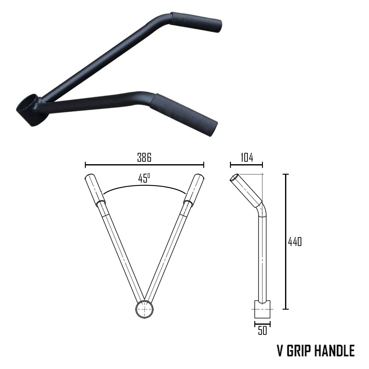 T-Platform Handles – Strength Shop