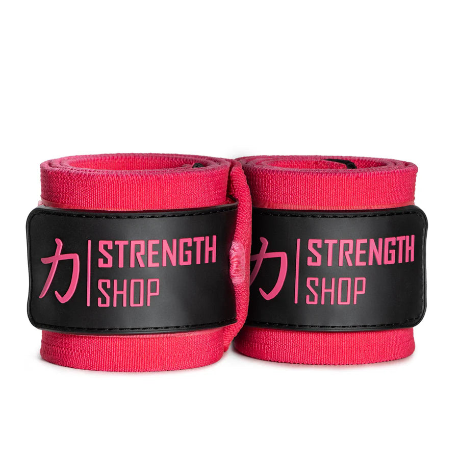 Pink Wrist Wraps, Light, 30cm/60cm