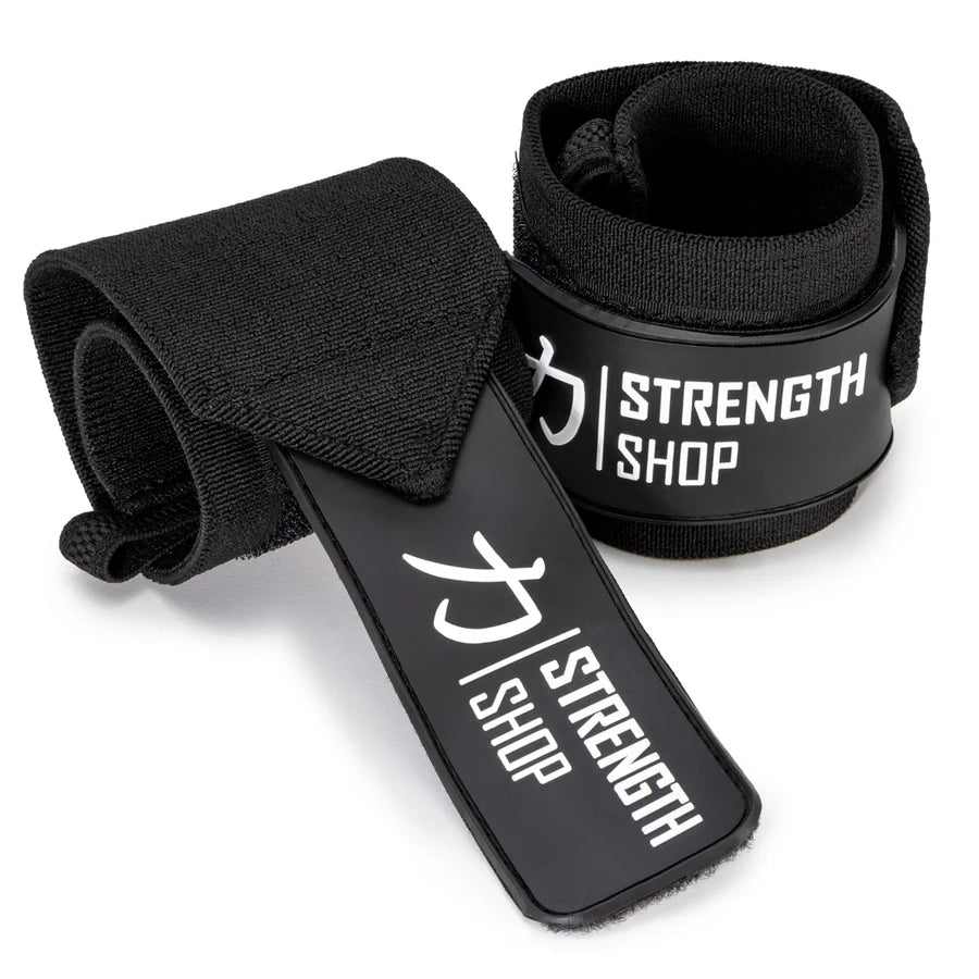 Black Wrist Wraps, Light - 30cm/60cm - Strength Shop