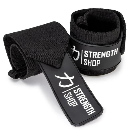 Black Wrist Wraps, Light - 30cm/60cm