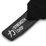 Heavy Black Wrist Wraps - IPF Approved – 60cm/90cm - Strength Shop