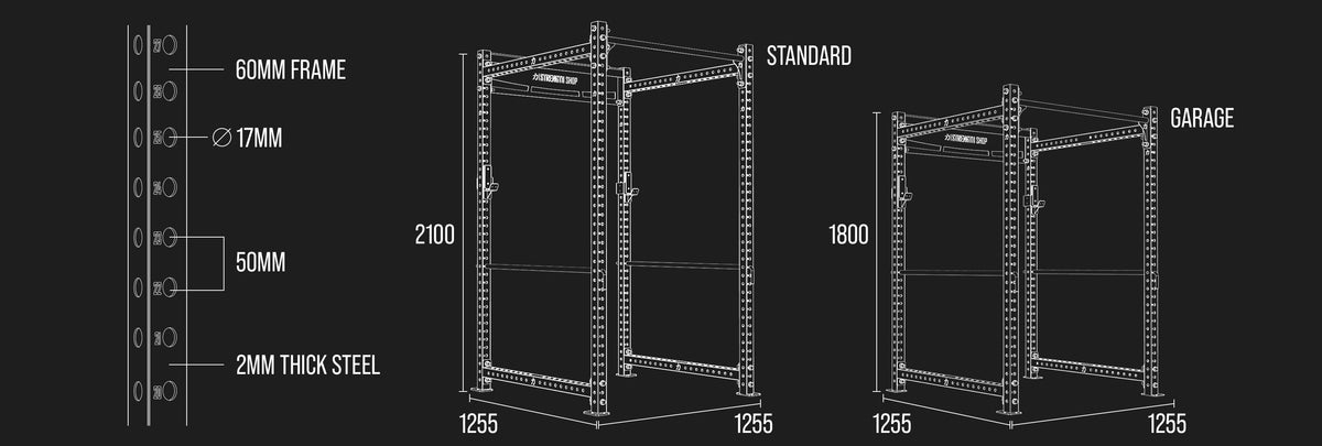 Original MRR 60 | Standard Power Rack – Strength Shop