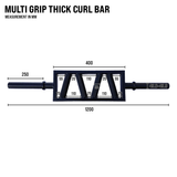 Multi Grip Thick Curl Bar - Strength Shop