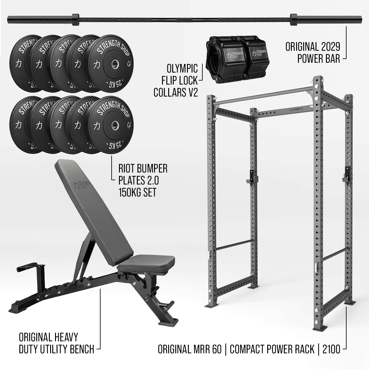 Original Home Gym Bundle - Strength Shop