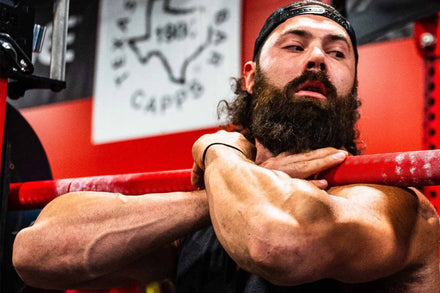 Original Texas Fat Axle Power Bar - 2" Axle - Red Cerakote - Preorder (Ships by July 31) - Strength Shop