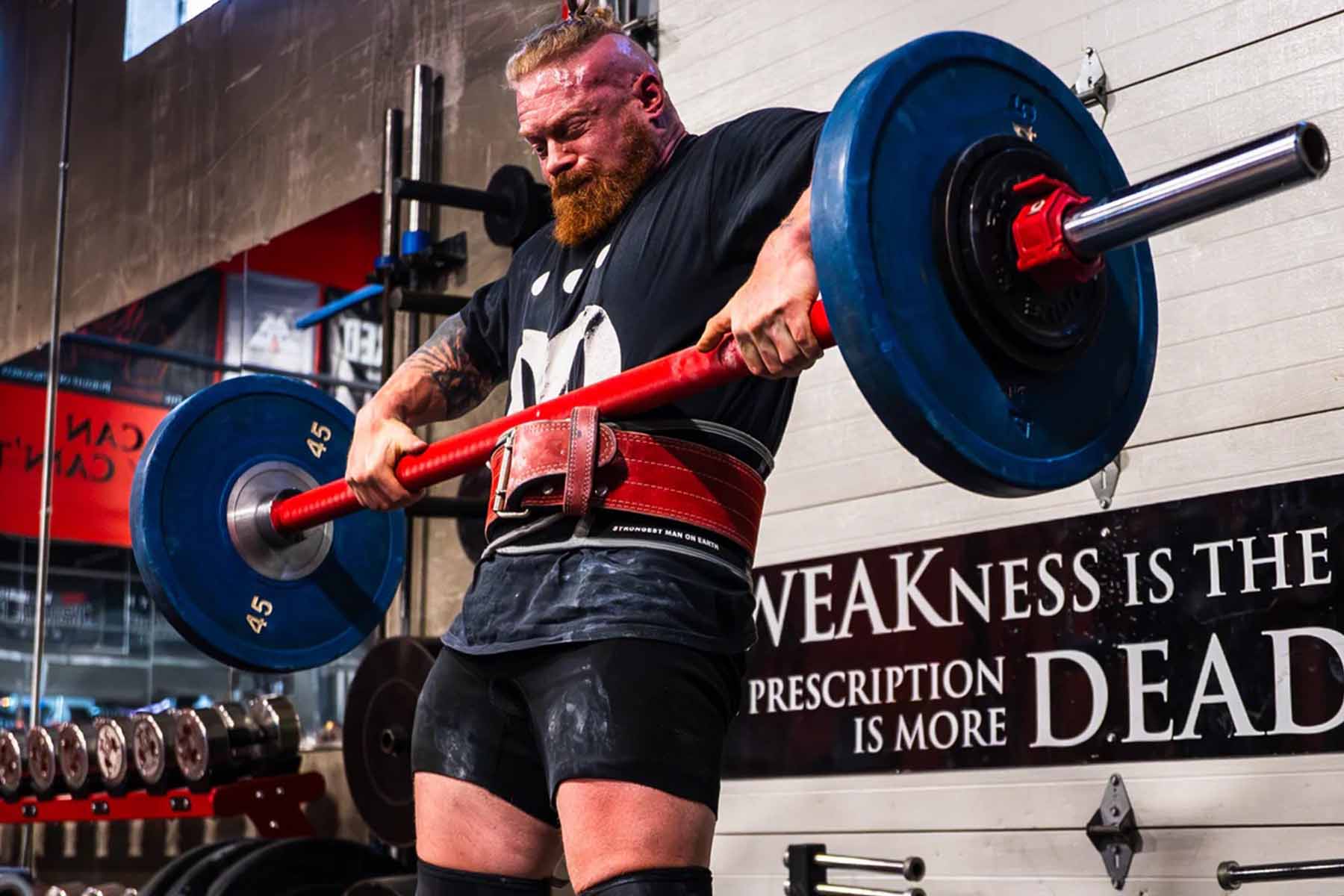 Original Texas Fat Axle Power Bar - 2" Axle - Red Cerakote - Preorder (Ships by July 31) - Strength Shop