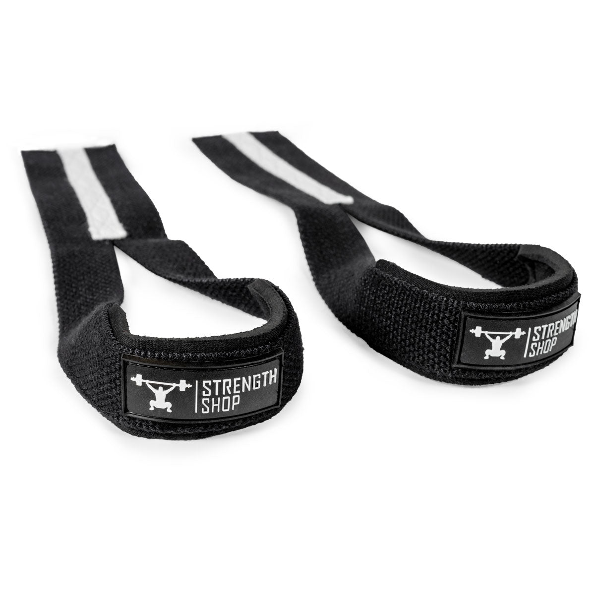 Anchor Weightlifting Straps, Black White