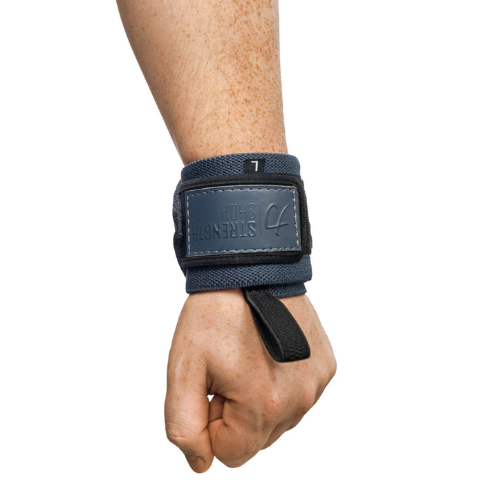 Graphite Grey PRO Wrist Wraps – Medium, 30cm/60cm, IPF Approved