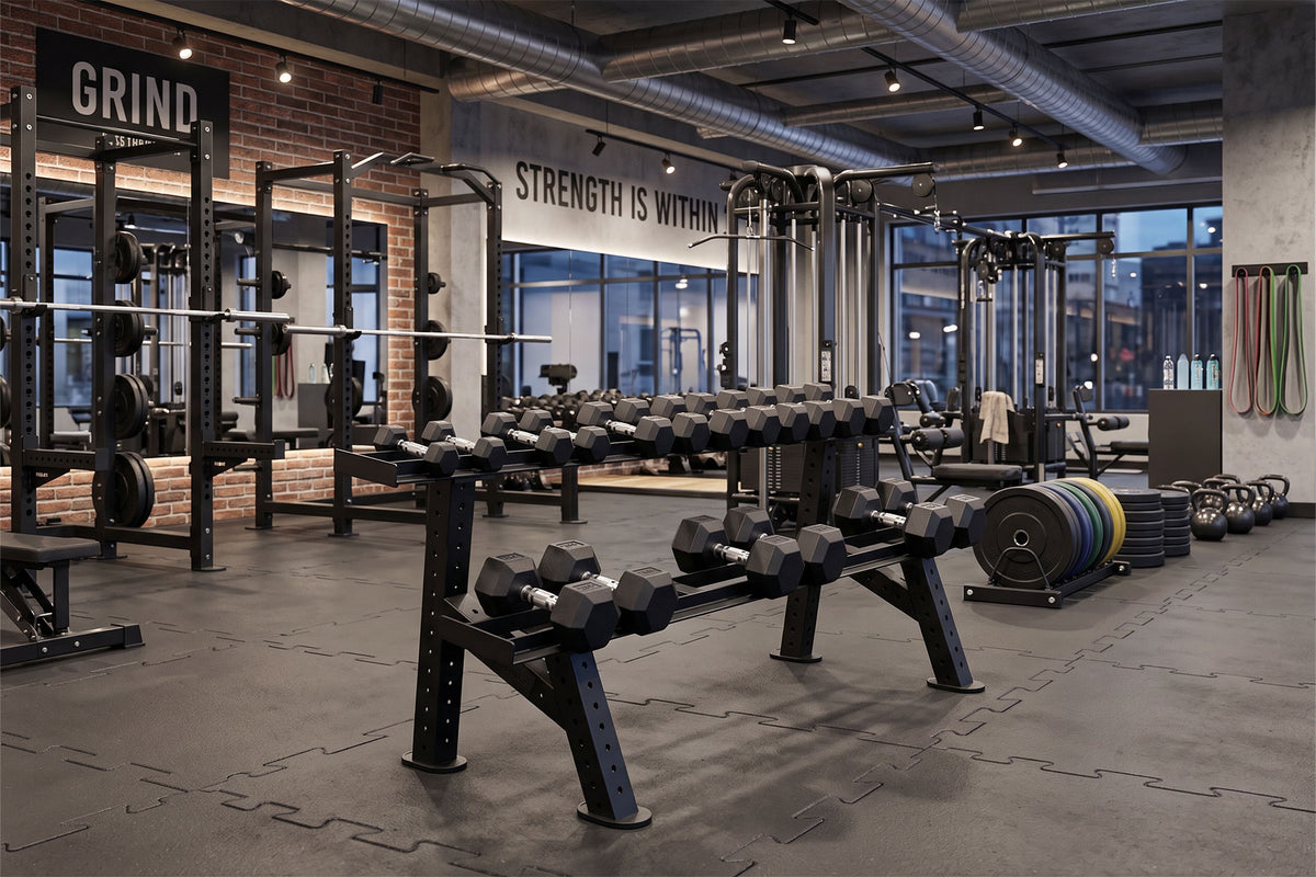 Riot Dumbbell Rack - 2-Tier - Strength Shop