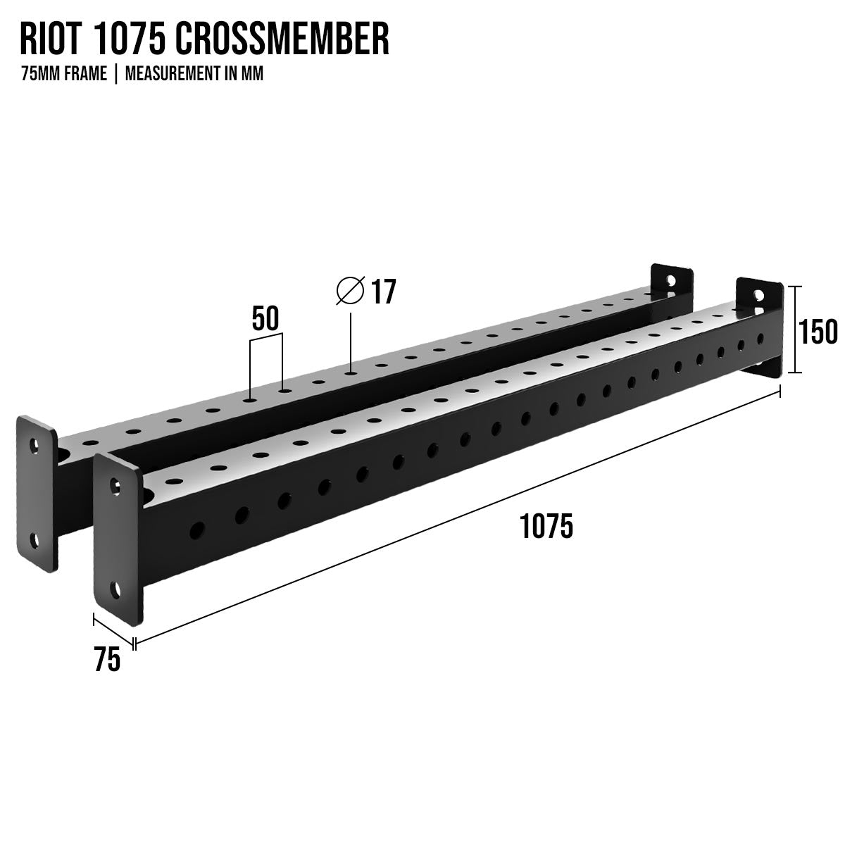 Riot MRR 75 | Crossmembers - Strength Shop