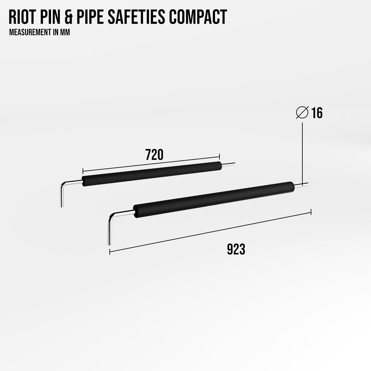 Riot MRR 75 | Pin & Pipe Safeties – 725, Pair
