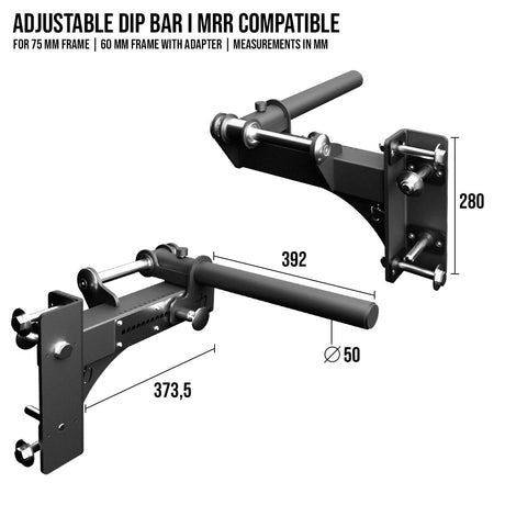 Adjustable Dip Bar I MRR Compatible