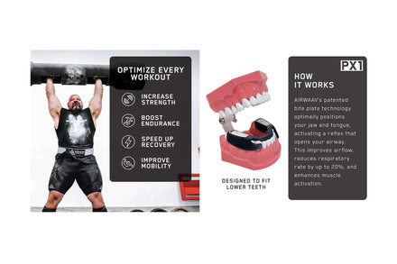 AIRWAAV PX1 Performance Mouthpiece – Shaw Strength Edition - Strength Shop