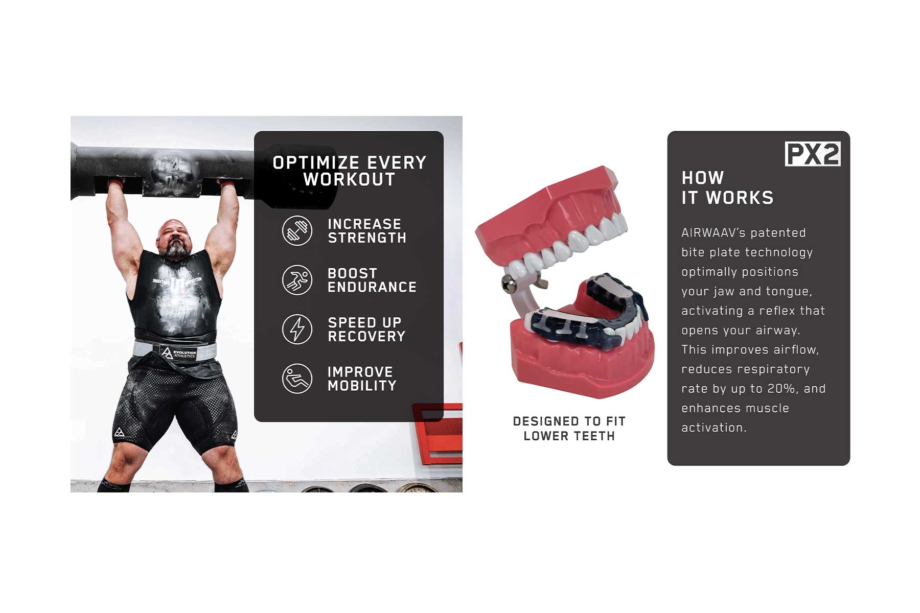 AIRWAAV PX2 Performance Mouthpiece – Shaw Strength Edition - Strength Shop