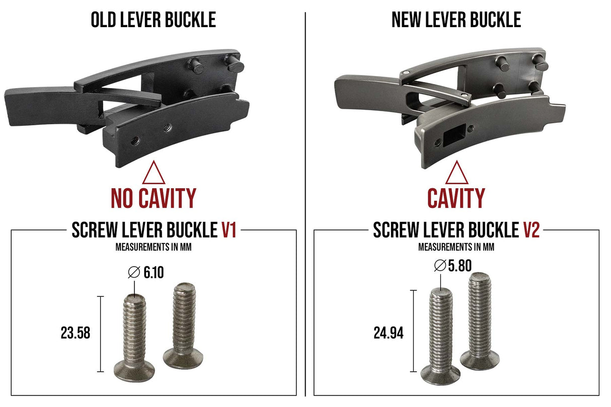 Replacement Screw Lever Buckle - Strength Shop