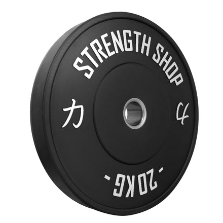 B-WARE Riot Bumper Plates 2.0 – Black, 25kg - Strength Shop