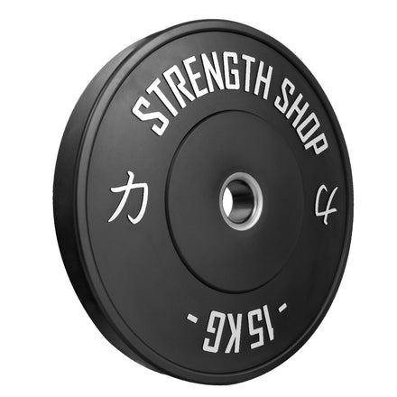 B-WARE Riot Bumper Plates 2.0 – Black, 25kg - Strength Shop