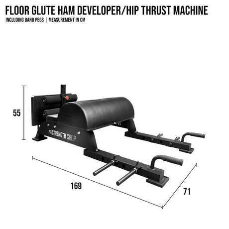 Floor Glute Ham Developer/Hip Thrust Machine - Strength Shop