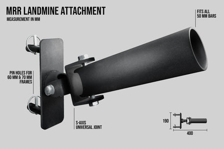 Landmine Attachment | Versatile 2-Axis Joint for MRR Racks