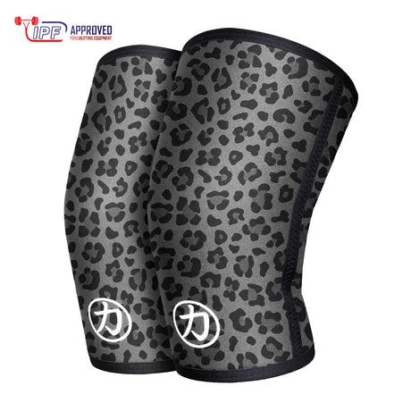 7mm Inferno Neoprene Knee Sleeves, Dark Leo - IPF Approved (Pair) - Strength Shop