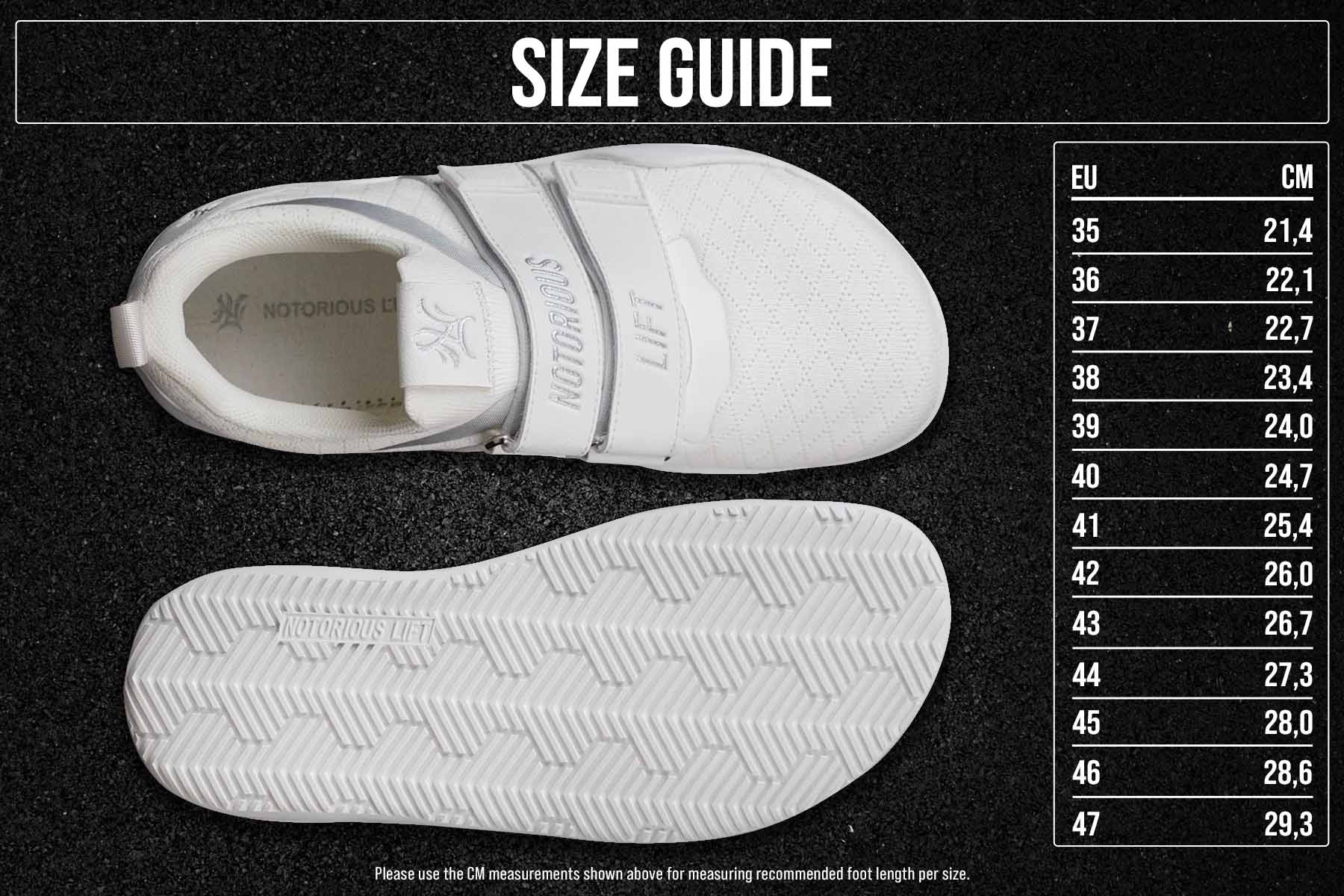 Notorious Lift - Sumo Sole Gen 4, Bliss White - Strength Shop