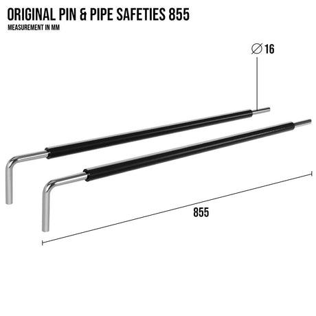 Original MRR | Pin & Pipe – Safety 690, Pair - Strength Shop