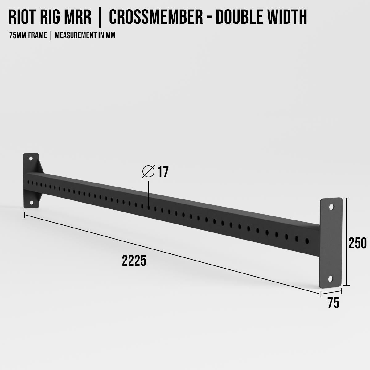 Riot Rig MRR | Extended Crossmembers 1x / 1.5x / 2x