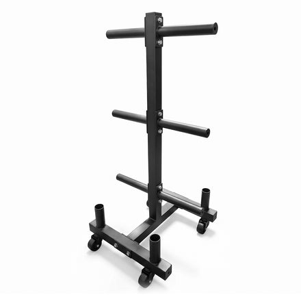 Plate Tree & Barbell Storage Rack - Strength Shop