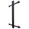 Riot Wall-Mounted Foldable Rack - 2.1m Tall, Black