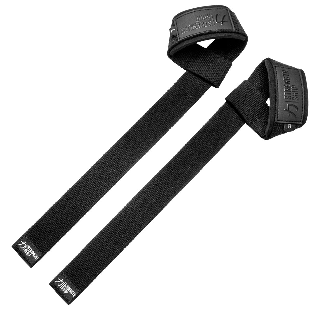 Stealth Black PRO Lifting Straps – Zughilfen, 50cm oder 65cm