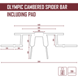 Olympic Cambered Spider Bar - Strength Shop