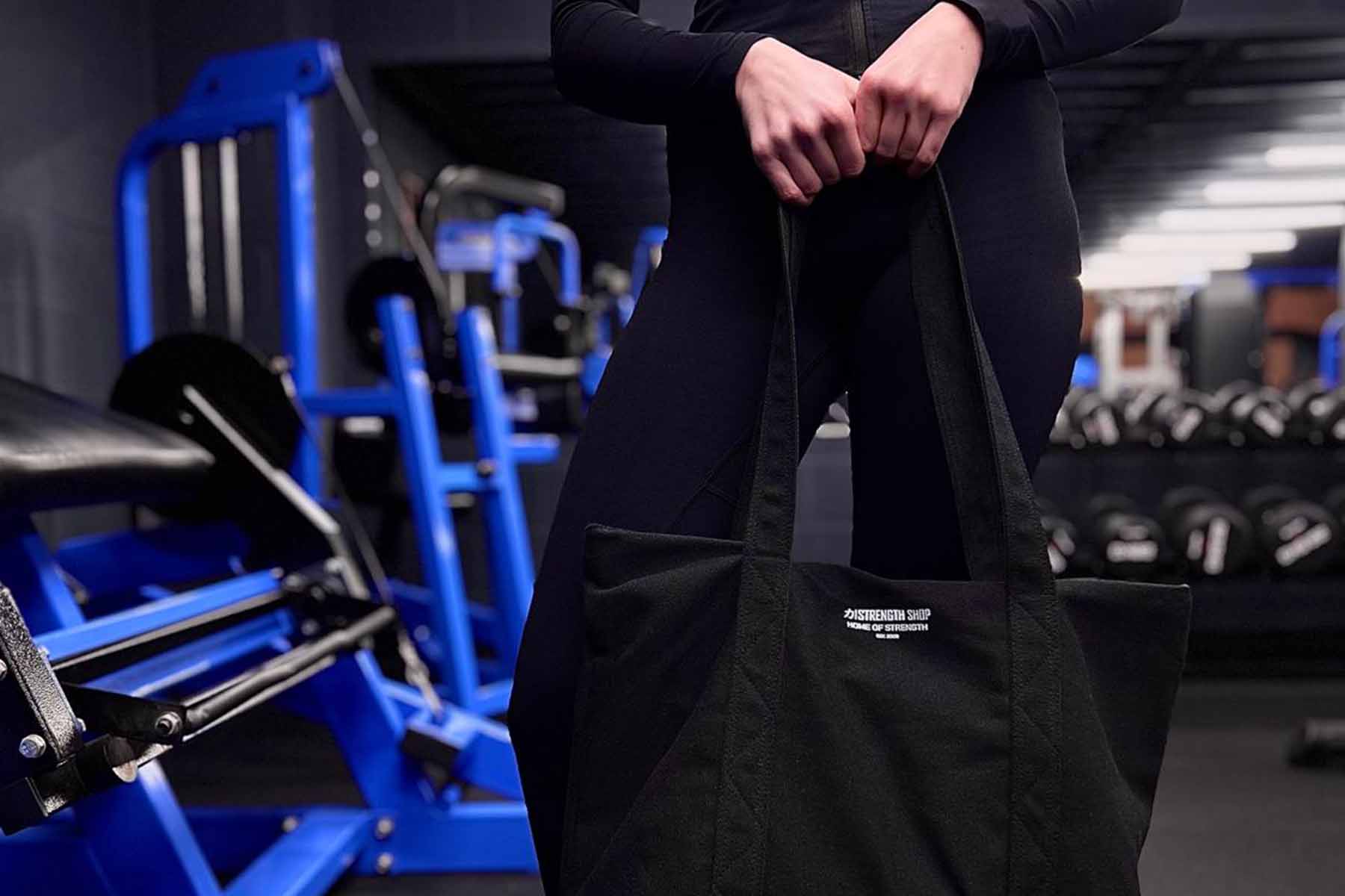 Strength Shop Tote Bag – Canvas Gym Tote