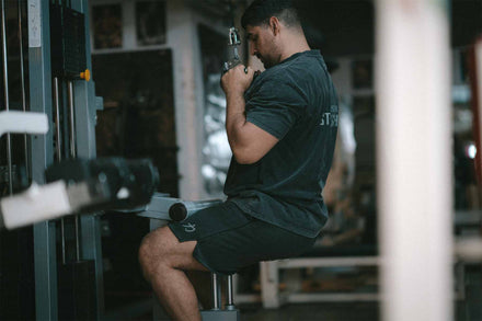 Home of Strength - T-Shirt, Stone-Washed Grey - Strength Shop