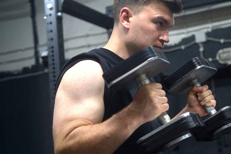 Strength Shop Verstellbare Kurzhanteln 20–98 kg, Set