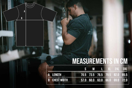 Home of Strength - T-Shirt, Stone-Washed Grey - Strength Shop