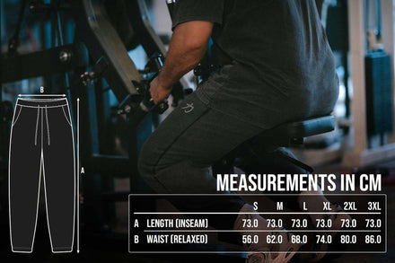 Home of Strength - Joggers, Stone-Washed Grey - Strength Shop
