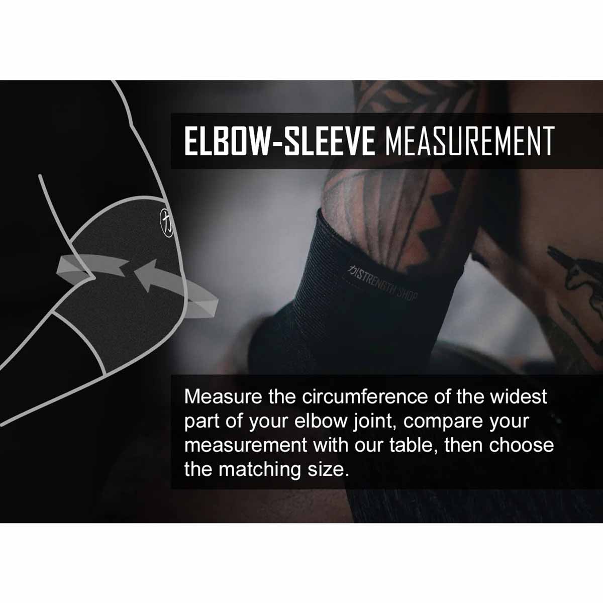 Double Ply Elbow Sleeves, Black – Strength Shop